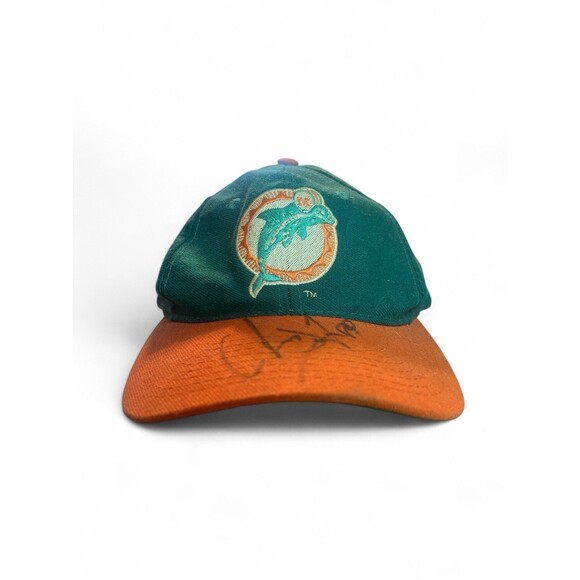 Miami Dolphins Signed Team NFL APex One  Snapback Baseball Truckers Hat Old Logo - Picture 1 of 5